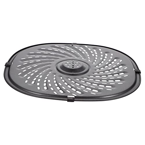 Sewroro Air Fryer Grillplatte Antihaft Ersatzteil für Heißluftfritteuse mit Silikonhülle für Gesunde Kochmethoden Vielseitig Einsetzbar zum Frittieren Backen Grillen und Rösten von Sewroro