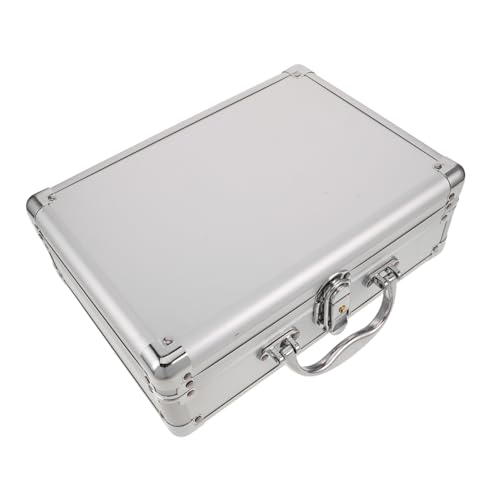 Sewroro Aluminium Aufbewahrungsbox Klein mit Schlüssel Schloss Stoßfest Samtgepolstert Robust Leicht Tragbar für Mikrofone Kameras Werkzeuge Dokumente Vielseitiger Schutzkasten Sewroro Aluminium Aufbewahrungsbox Klein mit Schlüssel Schloss Stoßfest Samtgepolstert Robust Leicht Tragbar für Mikrofone Kameras Werkzeuge Dokumente Vielseitiger Schutzkasten von Sewroro