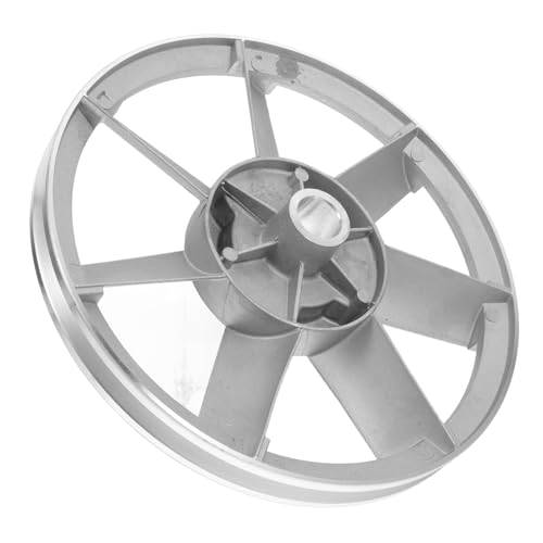 Sewroro Aluminium Luftkompressor Riemenscheibe Schwungrad Doppelte Zylinderpumpenkopf Langlebiger Kompressormotor Riemenantrieb Kompatibel mit Typ Einzelriemen Vibrationsarm Einfache von Sewroro