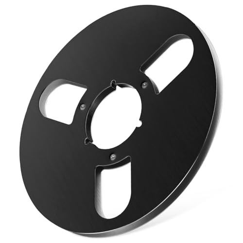 Sewroro Aluminiumlegierung Aufwickelspule mit Winddichten Löchern Leere Tonbandspule für Aufnahmegerät Flexibler Geräuscharmer Ersatz für Tonbandgeräte von Sewroro