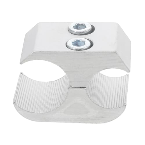 Sewroro Aluminiumlegierung Rohrschelle Rohrklemme Stabile Halterung für Rollstuhlrohre Einfache Montage Krückenhalter Zubehör von Sewroro