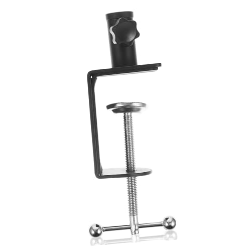 Sewroro Aluminiumlegierung Tischklemme Verstellbar Freitragend mit Schraube für Schreibtischlampen Büro Haushalt Robuste Tischhalterung von Sewroro