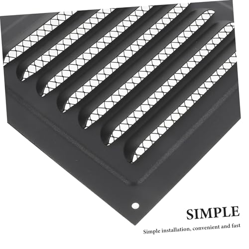 Sewroro Außenwand Lüftungsgitter Abdeckung Metall Louvered Ventilationsabdeckung für Deckenbelüftung Regenfest Atmungsaktiv Einfache Montage Modernes Design für Hausfassade Sewroro Außenwand Lüftungsgitter Abdeckung Metall Louvered Ventilationsabdeckung für Deckenbelüftung Regenfest Atmungsaktiv Einfache Montage Modernes Design für Hausfassade von Sewroro