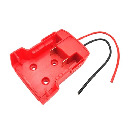 Sewroro Batterieadapter mit Kabel für Lithium ionen Akku Stromabgriff für Power Wheel Batterien Einfache Montage mit Schraublöchern für DIY Geräte und Elektronik von Sewroro