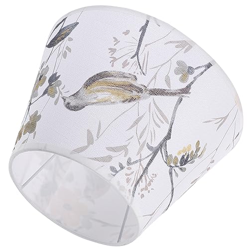 Sewroro Blumen und Vogel Lampenschirm Dekorativer Stofflampenschirm für Tischlampen Vintage Design Passend für Schlafzimmer Wohnzimmer Kinderzimmer und Sewroro Blumen und Vogel Lampenschirm Dekorativer Stofflampenschirm für Tischlampen Vintage Design Passend für Schlafzimmer Wohnzimmer Kinderzimmer und von Sewroro