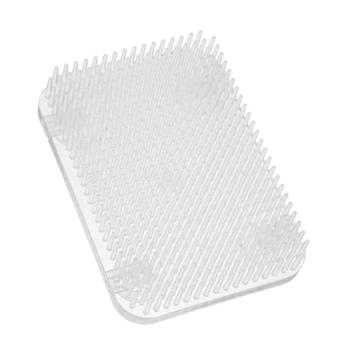 Sewroro Blumenfrosch: Transparenter Japanischer Blumenfrosch-basishalter Mit Hochdichtem Stift – Kunststoff-blumenarrangement-Werkzeug Für Vasen, Präzise Positionierung, Stabiler Halt Sewroro Blumenfrosch: Transparenter Japanischer Blumenfrosch-basishalter Mit Hochdichtem Stift – Kunststoff-blumenarrangement-Werkzeug Für Vasen, Präzise Positionierung, Stabiler Halt von Sewroro