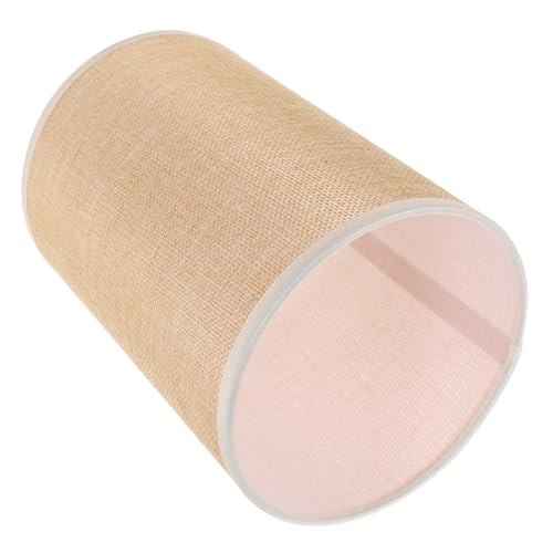 Sewroro Boho Drum Lampenschirm aus Leinen Stoff Handgewebter Lampenschirm für Steh Tischlampen Flexibler Lampenschutz für Schlafzimmer Wohnzimmer Esszimmer von Sewroro