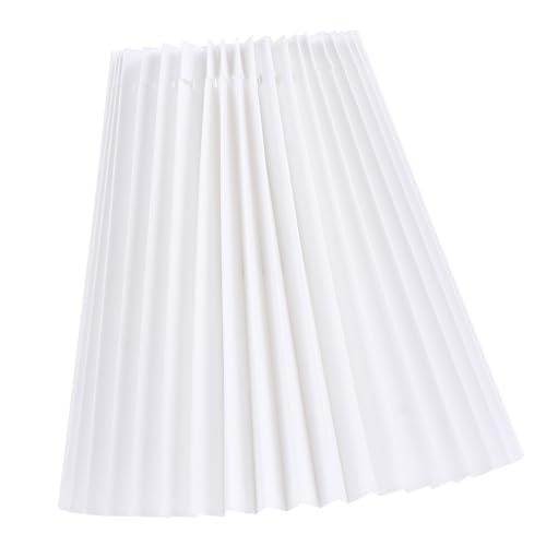 Sewroro Cloth Lampshade Weiß Faltbarer Lampenschutz aus Stoff Dekorativer Lampenschirm für Deckenleuchte und Tischlampe Schutz für Glühbirne Warmes Licht für Wohnzimmer und Schlafzimmer Sewroro Cloth Lampshade Weiß Faltbarer Lampenschutz aus Stoff Dekorativer Lampenschirm für Deckenleuchte und Tischlampe Schutz für Glühbirne Warmes Licht für Wohnzimmer und Schlafzimmer von Sewroro