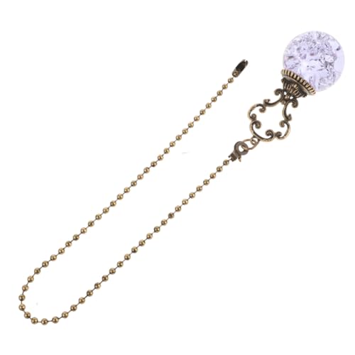 Sewroro Deckenventilator Zugkette Verlängerung Vintage Antik Design Robuste Beaded Chain für Deckenlampen Elegante Zugkette für Licht und Einfache Installation und Verwendung von Sewroro