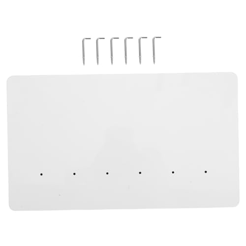 Sewroro Dickes Sublimierbares Hängeschild mit Löchern Weiße Diy Dekorplatte für Schlüssel und Kleidungsaufhängung Multifunktionales Ordnungsboard für Zuhause und Büro Sewroro Dickes Sublimierbares Hängeschild mit Löchern Weiße Diy Dekorplatte für Schlüssel und Kleidungsaufhängung Multifunktionales Ordnungsboard für Zuhause und Büro von Sewroro