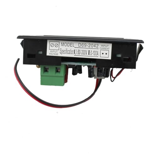 Sewroro Digitales Ac Spannungs und Strommessgerät mit LCD Anzeige Präziser Voltmeter Amperemeter für Einfache Elektrischer im Haushalt und Kfz Schwarz von Sewroro