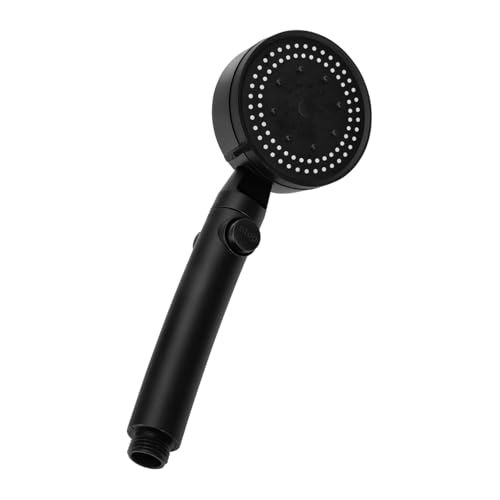 Sewroro Duschkopf Handbrause Hochdruck mit Strahlarten Ergonomischer Griff Korrosionsbeständiges Abs Druckverstärkender Handbrausesprinkler Einfache Montage Geeignet für Standardduschen von Sewroro