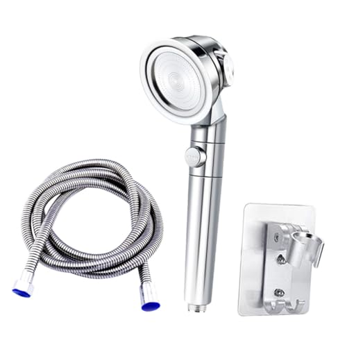 Sewroro Duschkopf mit Filterfunktion Hochdruck Duschbrause Verchromt Schlauch Drehbar Spritzwassergeschützt Langlebig und Einfach zu Reinigen für Zuhause und Dusche von Sewroro