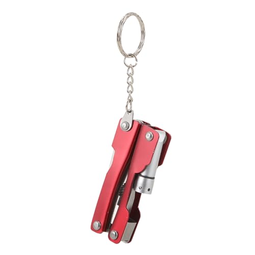 Sewroro Edelstahl Multifunktionsklammer mit Taschenlampe Klappbar Robustes Outdoor Mehrzweckwerkzeug für Camping und Notfälle Kompakt Tragbar Vielseitig Einsetzbar von Sewroro