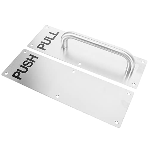 Sewroro Edelstahl Türgriff Push Pull Platte für Brandschutztüren Robuste Korrosionsbeständige Türbeschläge für Innenräume Langlebige Schiebetür Zugplatte Komfortable Griffmulde für Büros Sewroro Edelstahl Türgriff Push Pull Platte für Brandschutztüren Robuste Korrosionsbeständige Türbeschläge für Innenräume Langlebige Schiebetür Zugplatte Komfortable Griffmulde für Büros von Sewroro