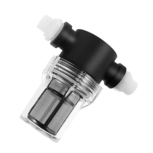Sewroro Edelstahlfilter Sieb Maschenfilter Ersatz Rostfrei Bildschirm 1/2 Zoll Wasserfilter 80 Mesh Wasserreiniger 1/2 Zoll Inline-filter 80-mesh-inline-filter Plastik Black von Sewroro