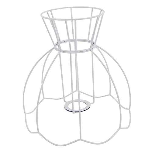 Sewroro Eisen Lampenschirmrahmen für DIY Tischlampen Pendelleuchten und Kronleuchter Robuster Formschöner Lampenhalter Eisen für Kreative Projekte und Gestaltung von Sewroro
