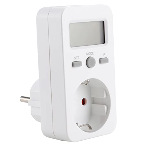 Sewroro Energieverbrauchsanalyzer Elektronischer Stromzähler mit Präziser Leistungsmessung für Haushaltsgeräte Energiesparende Lösung zur Senkung Stromkosten von Sewroro