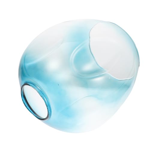 Sewroro Europäischer Lampenschirm aus Glas Mittelloch Langlebige Elegante Lampenabdeckung für Tisch Steh und Wandlampen Moderner Nordischer Stil Dezentes Farbverlauf Blau Vielseitiges Sewroro Europäischer Lampenschirm aus Glas Mittelloch Langlebige Elegante Lampenabdeckung für Tisch Steh und Wandlampen Moderner Nordischer Stil Dezentes Farbverlauf Blau Vielseitiges von Sewroro