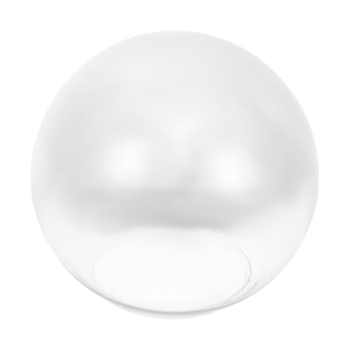 Sewroro Glas Lampenschirm Ersatz Rund Transparenter Lampenschirm für Pendelleuchten Wandlampen Schlafzimmer Wohnzimmer Dekorative Lichtabdeckung von Sewroro