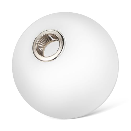 Sewroro Glaskugel Lampenschirm Ersatz Eleganter Runder Kronleuchter Lampenschirm Durchmesser Schützt und Dekoriert für Deckenlampen und Wandleuchten von Sewroro