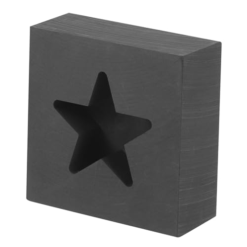 Sewroro Graphit Gussform mit Sternform Slot Widerstandsfähig und Langlebig für Schnelles Erhitzen und Abkühlen Geeignet für Silbergießen Labor und Schulausbildung Praktische Sewroro Graphit Gussform mit Sternform Slot Widerstandsfähig und Langlebig für Schnelles Erhitzen und Abkühlen Geeignet für Silbergießen Labor und Schulausbildung Praktische von Sewroro