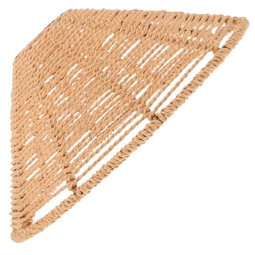 Sewroro Hängelampe Lampenschirm Handgewebtem Seil Eleganter Pendelleuchten Ersatzschirm für Schlafzimmer Wohnzimmer und Restaurant Stilvolles DIY Design von Sewroro