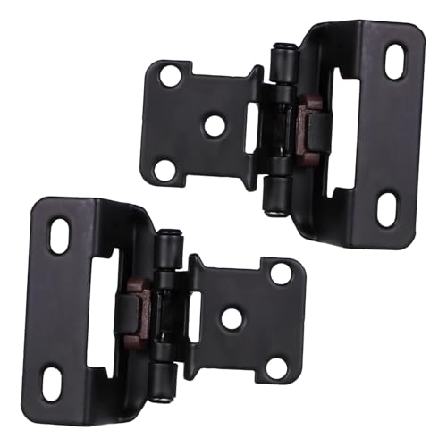 Sewroro Halbverdecktes Scharnier aus Dickem Kaltgewalztem Stahl Selbstschließend Rostfrei Schwarze Überlagerung für Küchenschrank Möbeltüren Modernes Design Einfache Montage Sewroro Halbverdecktes Scharnier aus Dickem Kaltgewalztem Stahl Selbstschließend Rostfrei Schwarze Überlagerung für Küchenschrank Möbeltüren Modernes Design Einfache Montage von Sewroro