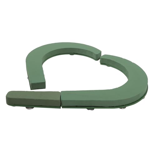 Sewroro Herzförmiger Floraler Steckschaum mit Saugnapf Langlebiger Blumenarrangement Mud für Hochzeit Autodeko Handliche Wiederverwendbar für Floristen und DIY Blumengestecke von Sewroro