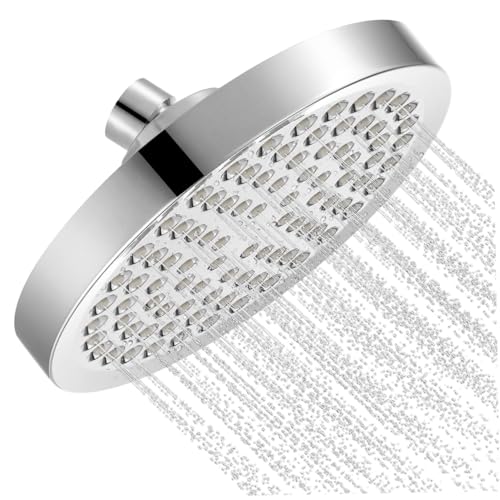 Sewroro Hochdruck Duschkopf Regenbrause mit Verstellbarem Messing Kugelgelenk für Bad Einfacher Einbau Glatter Wasserstrahl Geeignet für Zuhause Hotel Dusche von Sewroro