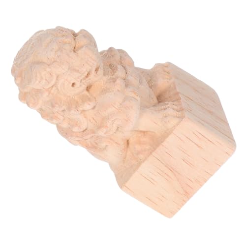 Sewroro Holzdeko Löwenkopf Postkappen Handgeschnitzte Holzbalken Verzierungen für Treppen Möbel Zaunpfeiler Rustikale Europäische Stil Deko für Wohnräume und Arbeitszimmer Sewroro Holzdeko Löwenkopf Postkappen Handgeschnitzte Holzbalken Verzierungen für Treppen Möbel Zaunpfeiler Rustikale Europäische Stil Deko für Wohnräume und Arbeitszimmer von Sewroro