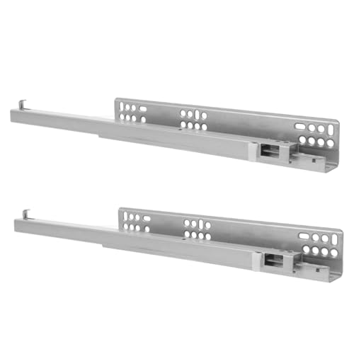 Sewroro Hydraulische Dämpfungsschubladenschienen Geräuschlose Schubladenführung Kaltgewalztem Seitenmontage Leicht Abnehmbar Hohe Tragfähigkeit Langlebig für Küchenschränke und Möbel Sewroro Hydraulische Dämpfungsschubladenschienen Geräuschlose Schubladenführung Kaltgewalztem Seitenmontage Leicht Abnehmbar Hohe Tragfähigkeit Langlebig für Küchenschränke und Möbel von Sewroro