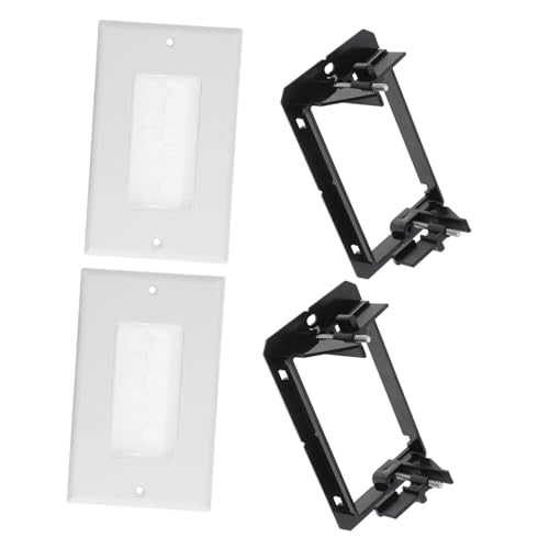 Sewroro Kabeldurchführung Teiliges mit Bürstenblende und Rahmen Wanddurchführung Kabelschacht für Büro und Zuhause Einfache Montage Effiziente Kabelführung Modernes Design Sewroro Kabeldurchführung Teiliges mit Bürstenblende und Rahmen Wanddurchführung Kabelschacht für Büro und Zuhause Einfache Montage Effiziente Kabelführung Modernes Design von Sewroro