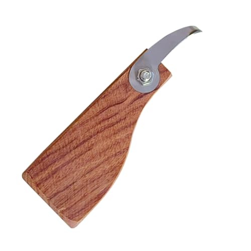 Sewroro Keramik Schneidewerkzeug mit Ergonomischem Holzgriff V Förmiges Skulptur Messer für Präzises Texturieren und Glätten Vielseitiger Töpferwerkzeug Schaber für Tonmodellierung von Sewroro