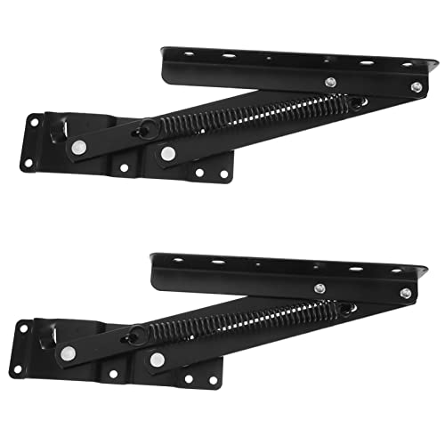 Sewroro Klapptisch Mechanismus mit Hydraulischem Hebemechanismus Lifting Frame für Couchtische Multifunktionale Feder Scharnier Hardware Schwarz von Sewroro