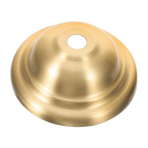 Sewroro Kupfer Lampenfuß Ersatzteil Runder Massiver Lampenhalter Messing Stabiler Lampenfuß für Hängeleuchten Langlebige Metallfassung von Sewroro