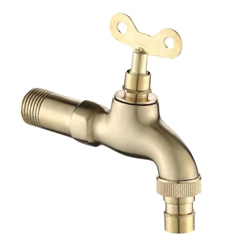 Sewroro Kupfer wasserhahn mit Schlüssel Schnellöffnend Wandmontage Waschmaschine Wasserhahn für Küche Bad Außenbereich Ergonomisch Langlebig Sewroro Kupfer wasserhahn mit Schlüssel Schnellöffnend Wandmontage Waschmaschine Wasserhahn für Küche Bad Außenbereich Ergonomisch Langlebig von Sewroro