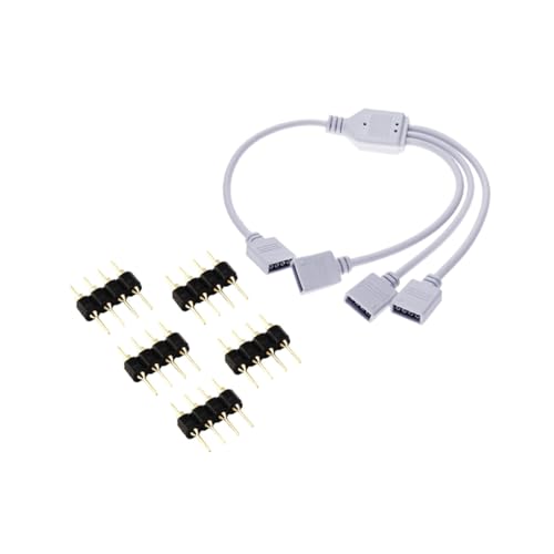 Sewroro LED Splitter Kabel Fach Pin Verlängerungskabel für Rgb LED Streifen Weiß Kunststoff Rgb Strip Verteiler Kabel für mit Controller Sewroro LED Splitter Kabel Fach Pin Verlängerungskabel für Rgb LED Streifen Weiß Kunststoff Rgb Strip Verteiler Kabel für mit Controller von Sewroro