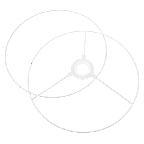 Sewroro Lampenschirmrahmen Metallring DIY Lampenschirm Haltering für Tischlampe Stehlampe Kronleuchter Vielseitig Verwendbar Stabil von Sewroro