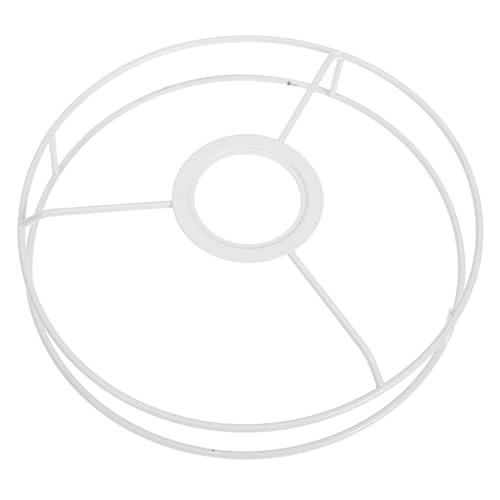 Sewroro Lampenschirmring aus Robustem Eisen Runder Lampenschirmhalter für DIY Tischlampe Deckenleuchte und Kronleuchter Vielseitiger Lampenschirmrahmen für Wohn Gastronomiebereich von Sewroro