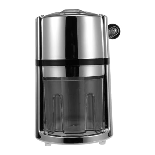 Sewroro Manuelle Eiscrusher Handkurbel Eiszerkleinerer aus Abs und Edelstahl für Zuhause Slush Eis Cones Slushie Maker mit Scharfen Klingen Langlebig und Einfach zu Bedienen von Sewroro