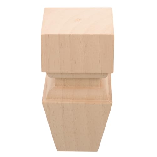 Sewroro Massive Holz Möbelbeine Ersatz für Kommode Sofa Tisch Beine Breit Langlebige Stabile Schrankfüße mit Europäischem Schnitzdesign für Wohnzimmer Schlafzimmer von Sewroro