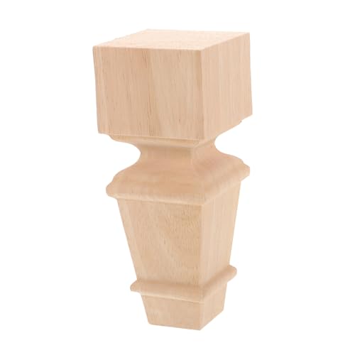 Sewroro Massive Holz möbelfüße Rund Langlebige Tisch Schrankbeine Minimalistisches Design Einfache Montage Vielseitig Einsetzbar für Kommode Sofa und Schreibtisch von Sewroro
