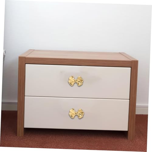 Sewroro Messing Cabinet Griff mit Einzigartigem Schleifen design Single hole Schubladenzug für Kommoden Kleiderschränke Aufbewahrungsschränke Eleganter Möbelgriff aus Massivem Messing von Sewroro