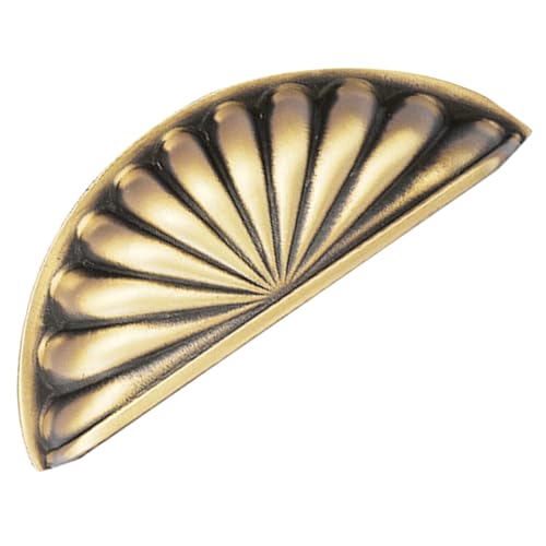 Sewroro Messing Möbelgriff Lochabstand Muschel design Langlebig Rostfrei Eleganter Schrankgriff für Küchenschränke und Kleiderschränke von Sewroro