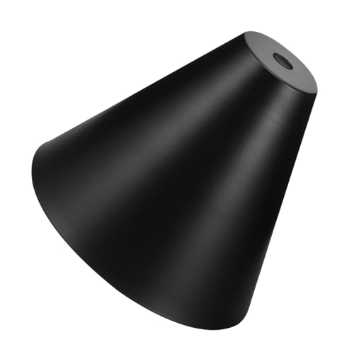 Sewroro Metall Lampenschirm Schwarz Kleine Tischlampe Lampenabdeckung Ersatzschirm Modern Minimalistisch Für Schlafzimmer Wohnzimmer Büro von Sewroro