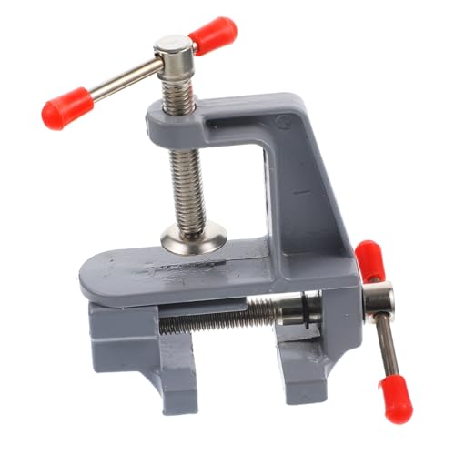 Sewroro Mini Tischklemme Schraubstock aus Aluminiumlegierung Kompakt Leicht und Robust für Holz Schmuck Modellbau Heimwerker und Leichte Metallarbeiten Tragbar für DIY Bastelprojekte von Sewroro