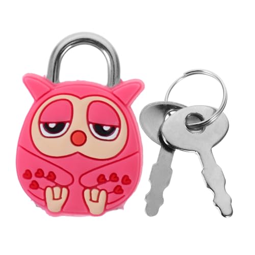Sewroro Mini Vorhängeschloss im Cartoon Design Tragbares und Süßes Sicherheits Schloss für Handtaschen Koffer und Schränke Robustes Metall für Reisen und Alltagsgebrauch Sewroro Mini Vorhängeschloss im Cartoon Design Tragbares und Süßes Sicherheits Schloss für Handtaschen Koffer und Schränke Robustes Metall für Reisen und Alltagsgebrauch von Sewroro