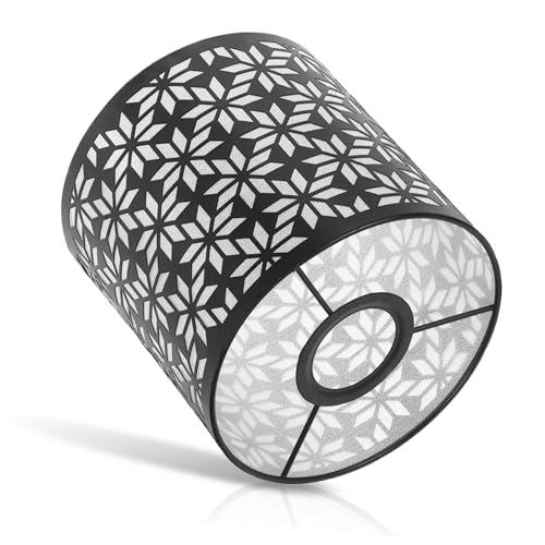 Sewroro Moderner Eisenschirm Lampenschirm Fassung Hohler Lampenschirm Metall Abdeckung Anti-blendung Robust Für Tischleuchte Wandlampe Deckenleuchte Schlafzimmer Wohnzimmer von Sewroro