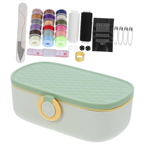 Sewroro Nähzeug-Box Nähkasten Mit Faden Und Nadelset Nähutensilien Tragbar Für Reisen Kleine Nähsets Nähset Handarbeiten von Sewroro